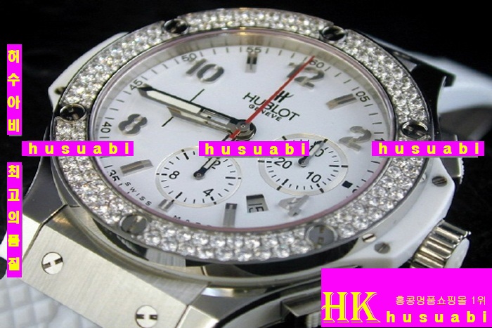 HUBLOT - ð BIG BANG CHRONOGRAPH WHITE DIAL DIAMOND