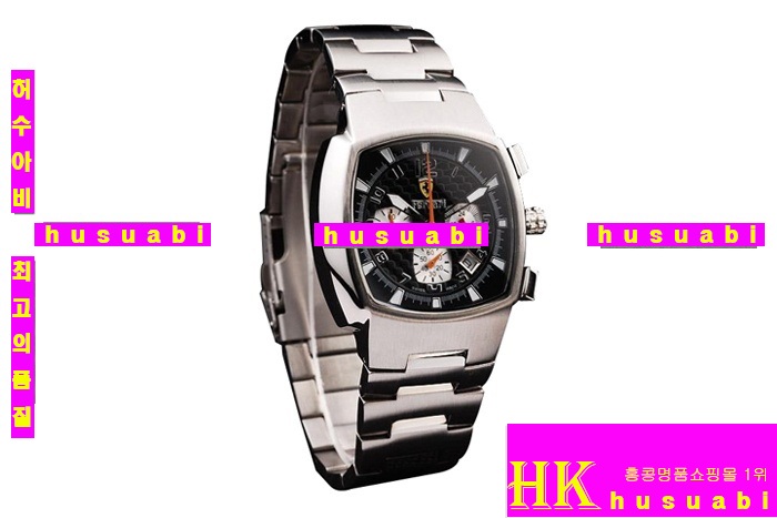  ð Ferrari ڸǰð귣 Replica Ferrari Square Black Dail Men Japanese Quartz Movement . YC001-35