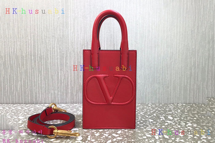 ★미러급★발렌티노 V로고 워크 폰 토트 V 572401